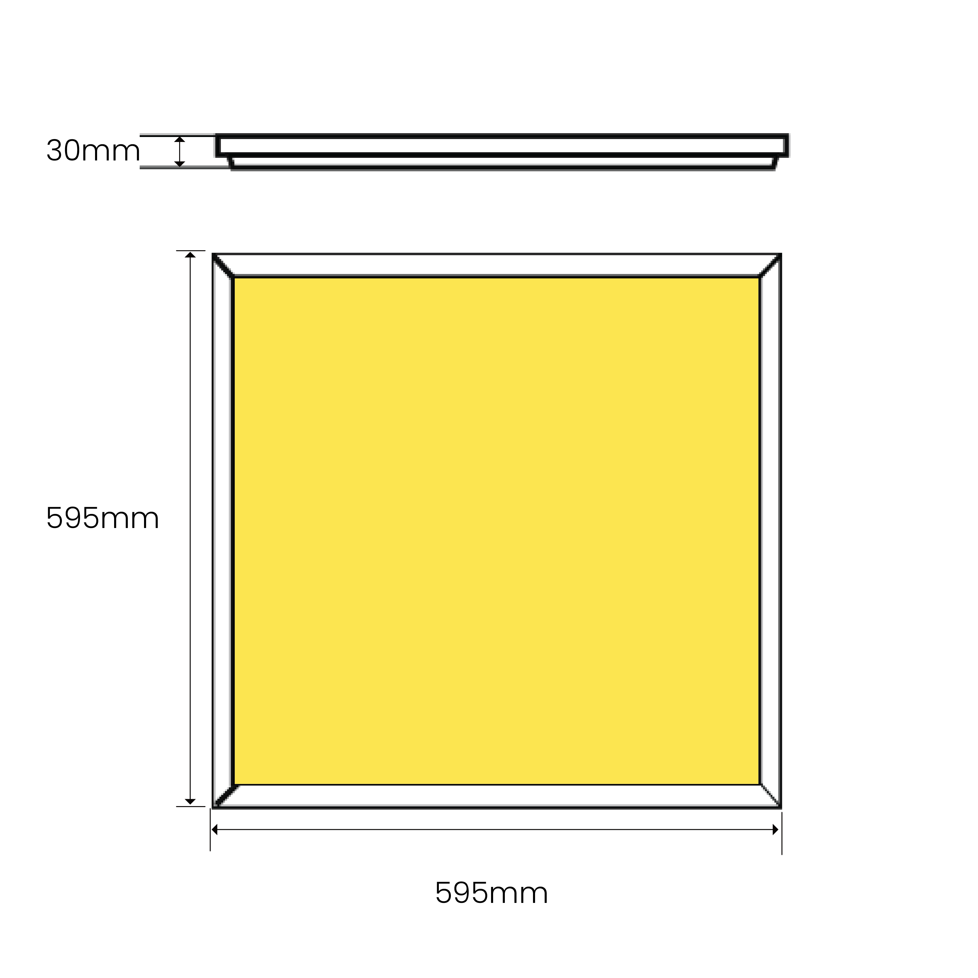 Burgess Ceiling Panel Light